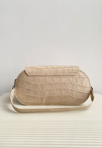 Сумка 0177 Молочный (кроко-кожа) (480)